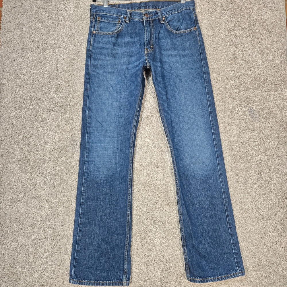 Levi's 527 Jeans Men's 34x34 Bootcut 100% Cotton blue Levis